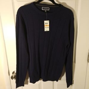 Navy Club Room Sweater - Men's Small